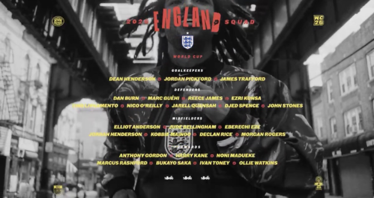 "Come Together": Inglaterra lanzó su convocatoria con guiños a The Beatles 1 “Come Together”: Inglaterra lanzó su convocatoria con guiños a The Beatles