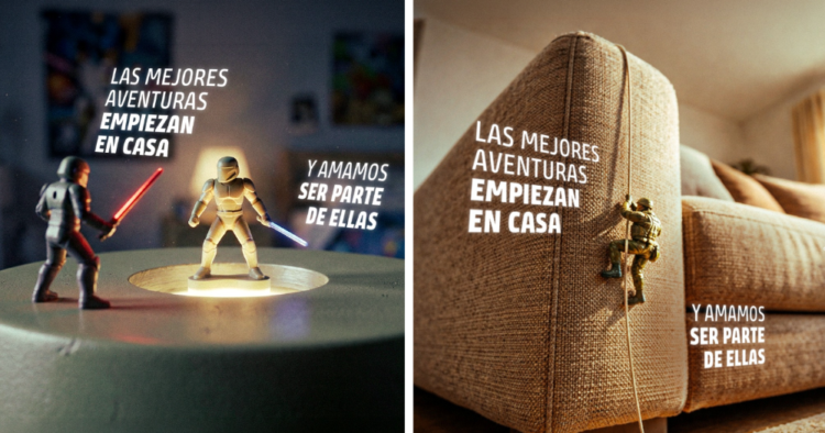 Esta propuesta visual de Sodimac dice que las mejores aventuras surgen desde el ingenio infantil