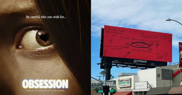 La campaña de “Obsession” convirtió un billboard en una experiencia de terror interactiva 1 La campaña de “Obsession” convirtió un billboard en una experiencia de terror interactiva