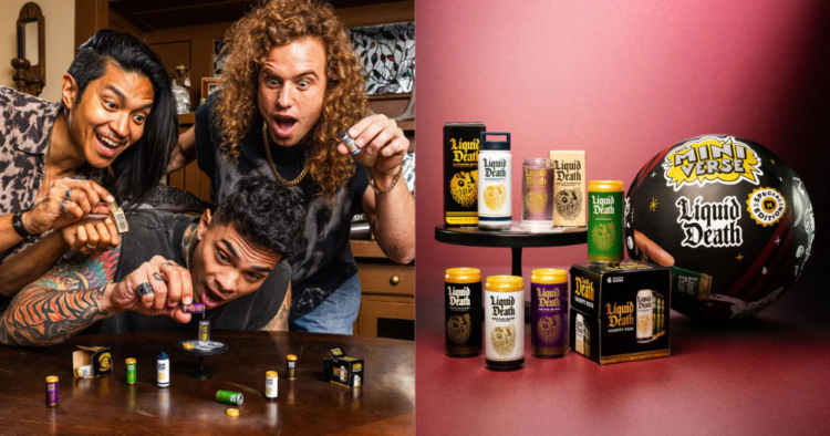 Liquid Death reinventa sus icónicas latas en un set de figuras en miniatura
