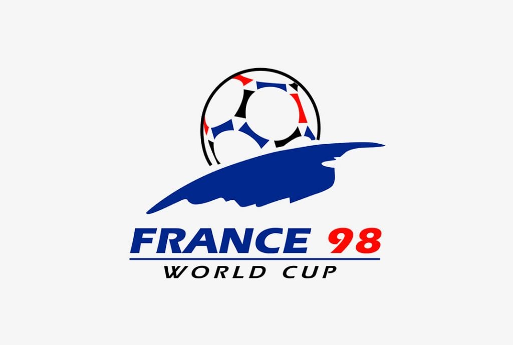 La evolución de los logos de la Copa Mundial de la FIFA a lo largo de la historia 20 Francia 1998