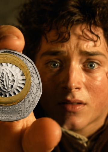 MercadoNegro 21 Reino Unido lanza monedas de "El Señor de los Anillos" con inscripciones en lengua élfica