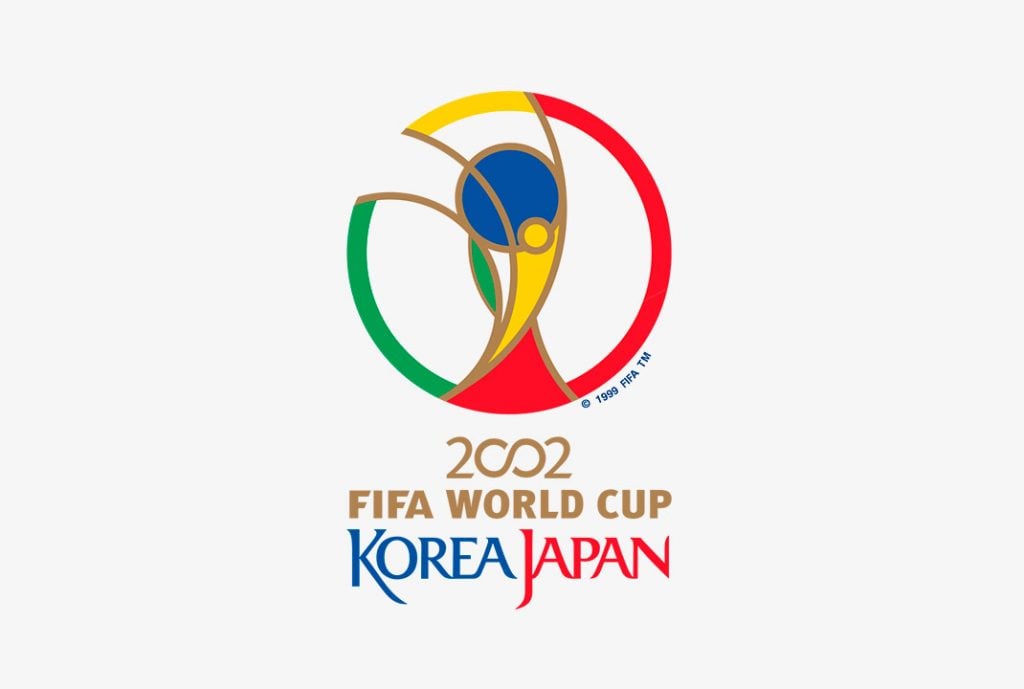 La evolución de los logos de la Copa Mundial de la FIFA a lo largo de la historia 21 Korea Japan 2002