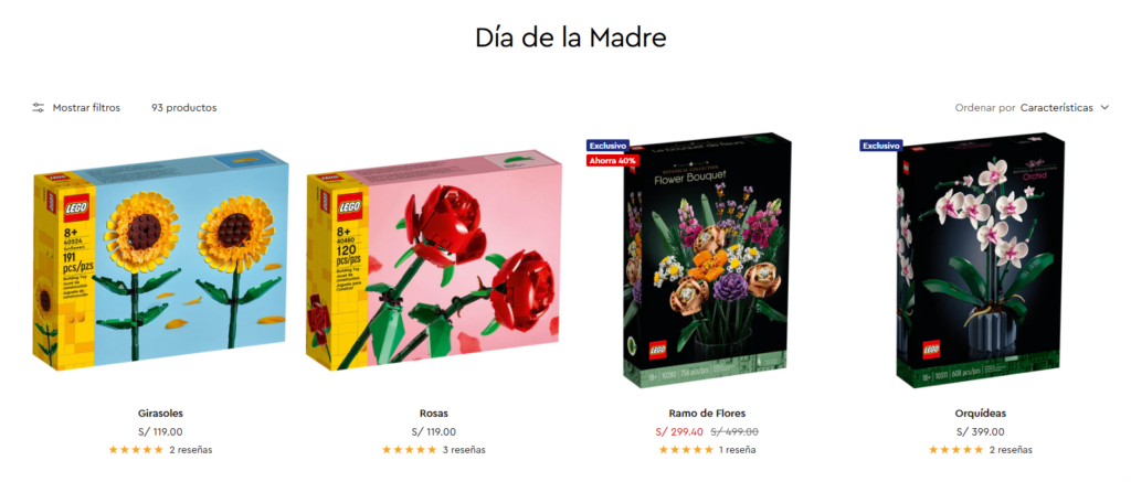 LEGO regalará rosas armables por el día de la madre