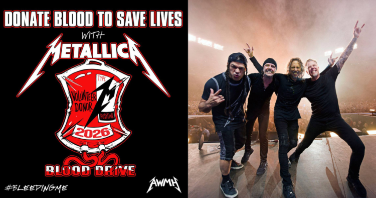 Metallica impulsa campaña de donación de sangre antes de su gira en Reino Unido 1 Metallica fomenta la donacion de sangre