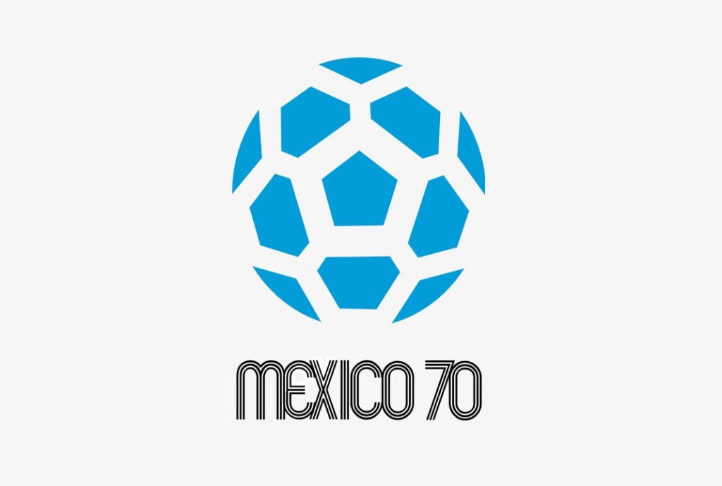 La evolución de los logos de la Copa Mundial de la FIFA a lo largo de la historia 13 Mexico 1970
