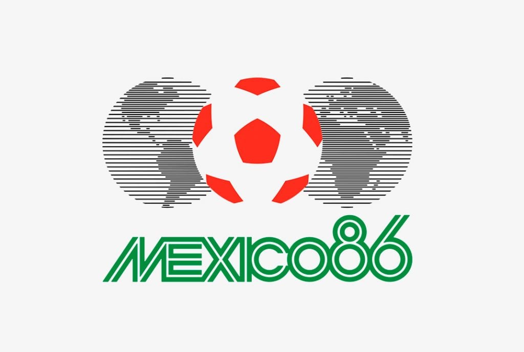 La evolución de los logos de la Copa Mundial de la FIFA a lo largo de la historia 17 Mexico 1986