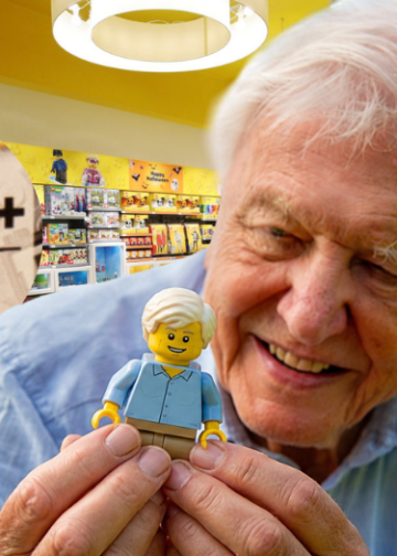 LEGO aumenta la edad máxima a +100 para homenajear a David Attenborough