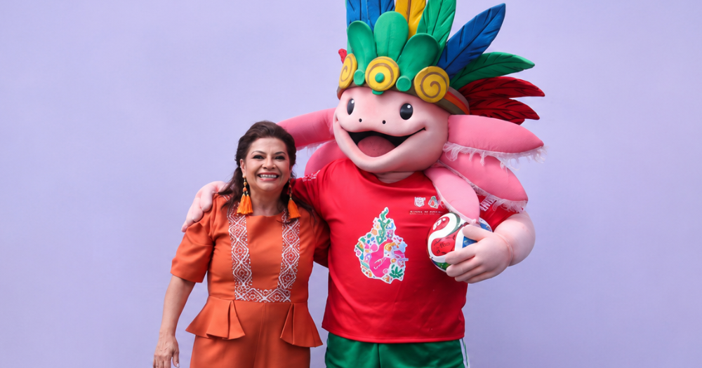El ajolote mexicano de Clara Brugada expone disputa visual rumbo al Mundial 2026 4 ¿El ajolote de Clara Brugada en problemas con la fifa?: esto se sabe