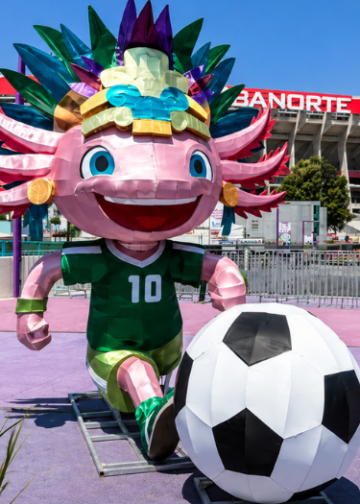 MercadoNegro 24 El ajolote mexicano de Clara Brugada expone la disputa visual rumbo al Mundial 2026
