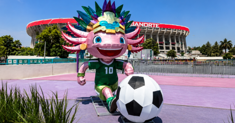 El ajolote mexicano de Clara Brugada expone disputa visual rumbo al Mundial 2026 1 El ajolote mexicano de Clara Brugada expone la disputa visual rumbo al Mundial 2026