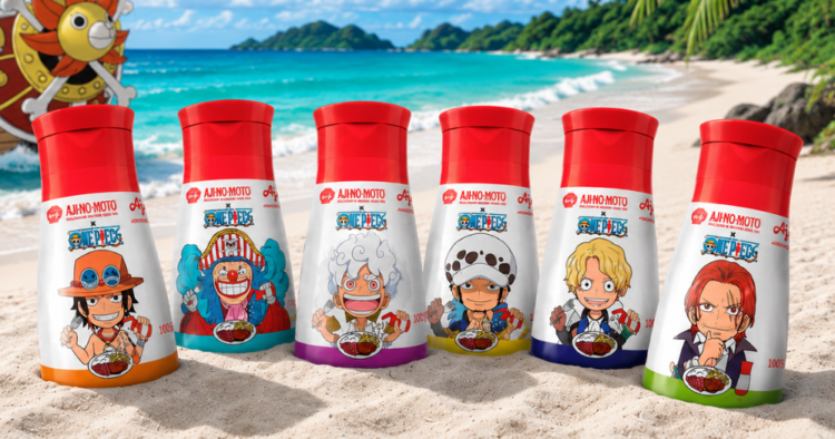 One Piece llega a los empaques de Ajinomoto y convierte el condimento en una pieza de colección
