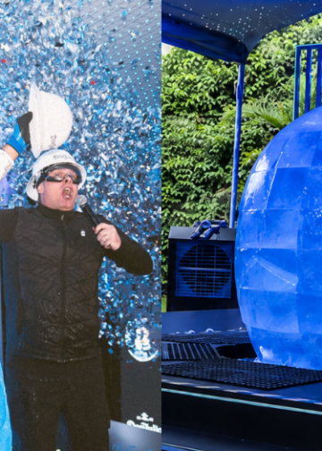 MercadoNegro 21 Don Julio escondió entradas para el Mundial 2026 dentro de un balón gigante de hielo