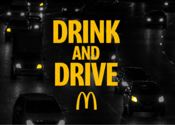 McDonald's transforma una advertencia vial en campaña para promocionar café y seguridad al volante
