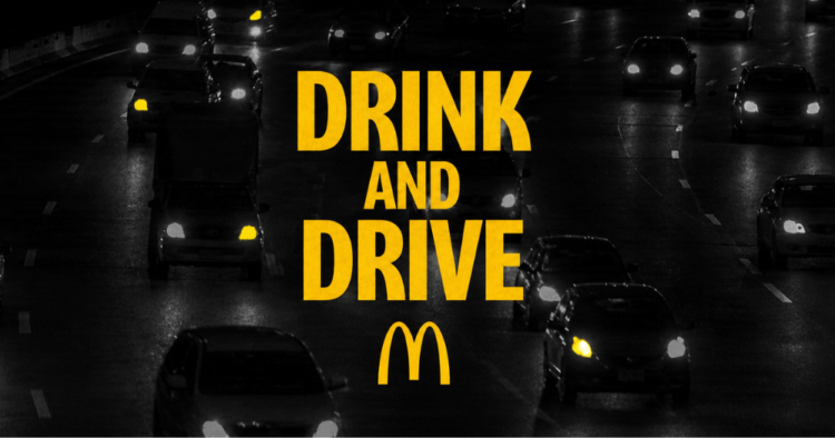 McDonald's transforma una advertencia vial en campaña para promocionar café y seguridad al volante