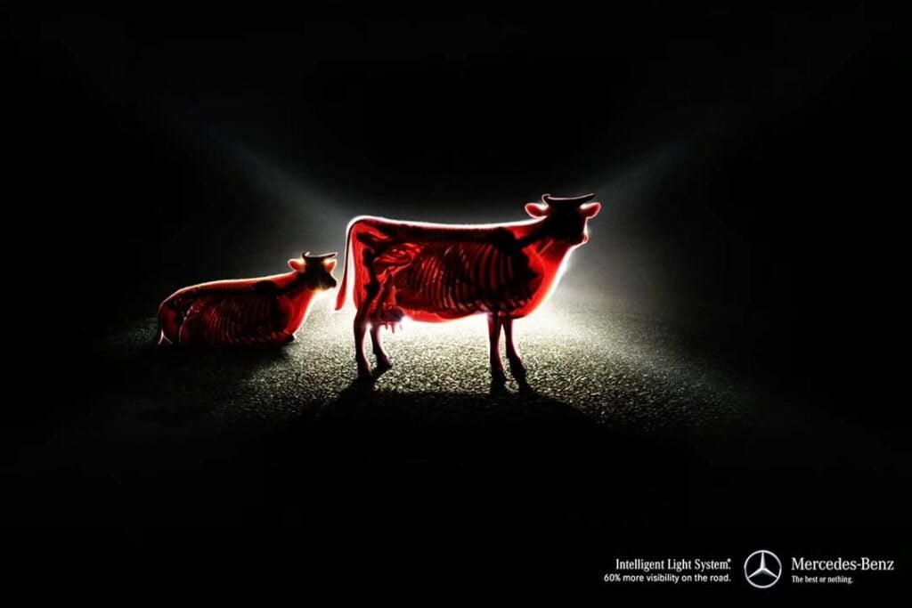 Carteles publicitarios que transformaron atributos en metáforas visuales 6 SLIDE 4 A