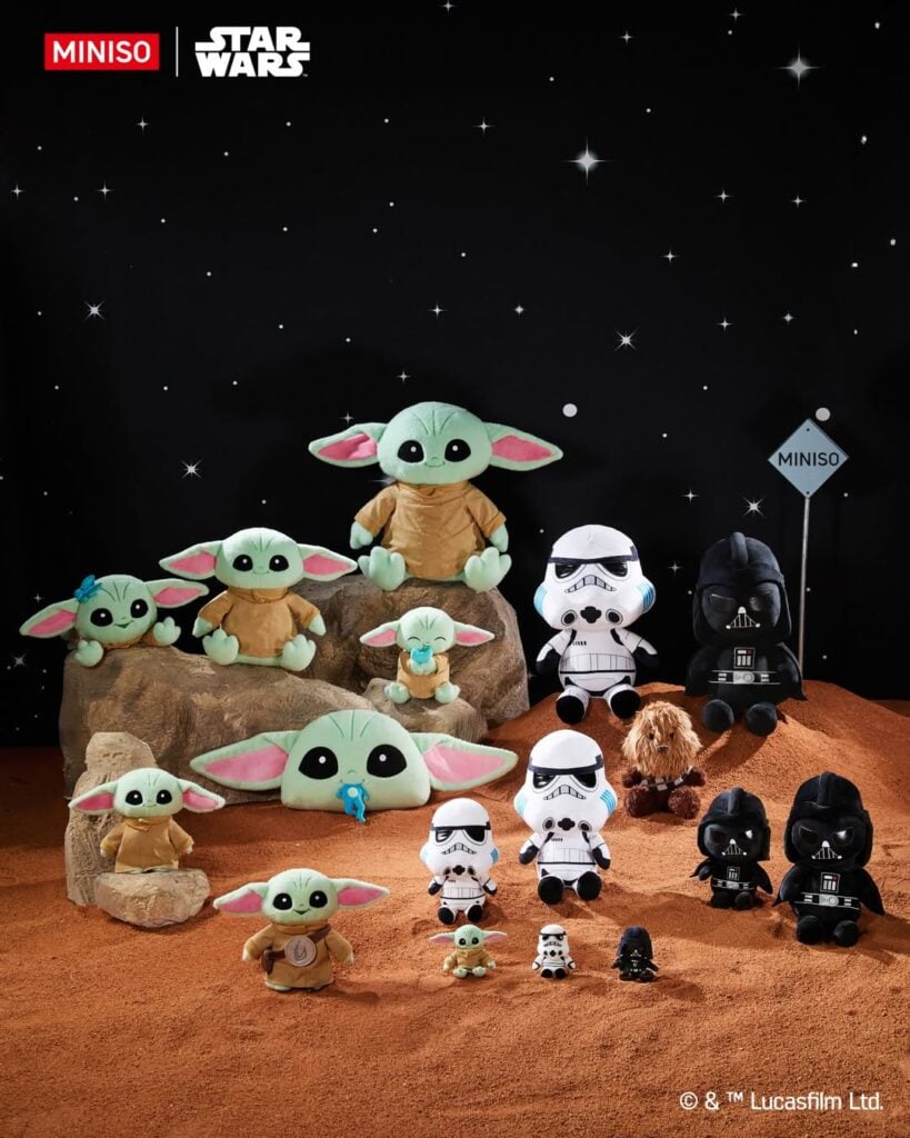 Miniso lanza colección de Star Wars por el estreno de "The Mandalorian and Grogu" 3 Miniso lanza colección de Star Wars.