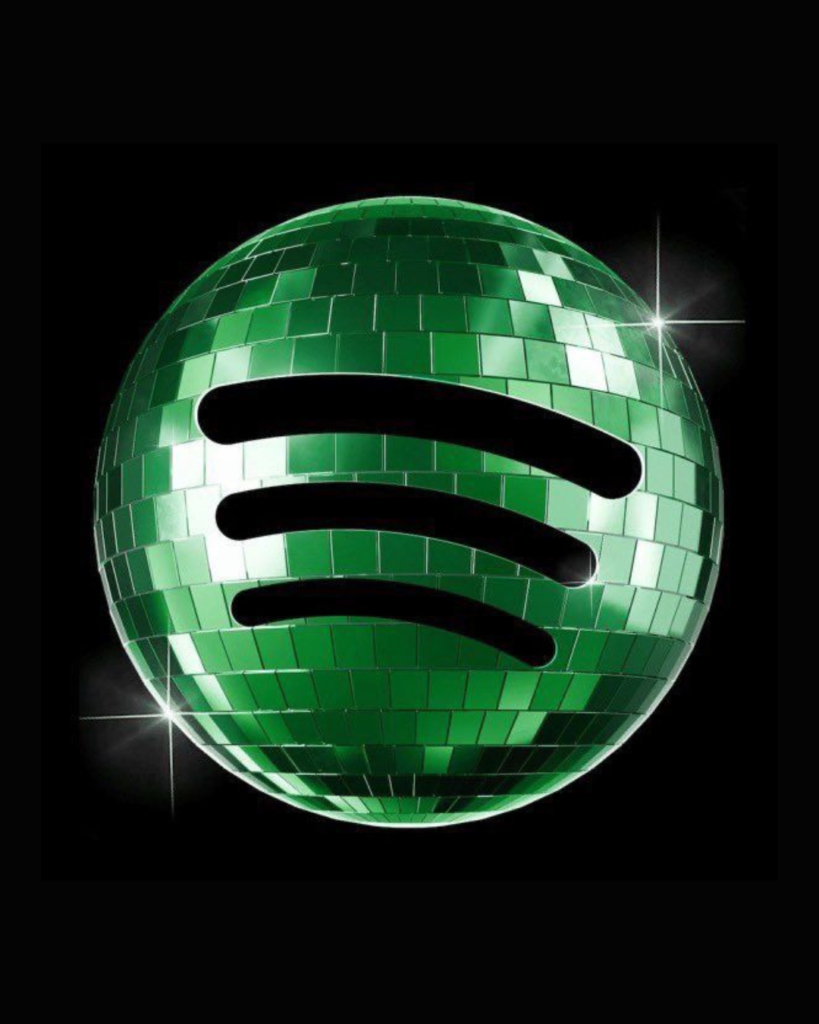 Spotify transforma su logo en una bola disco retro para celebrar sus 20 años