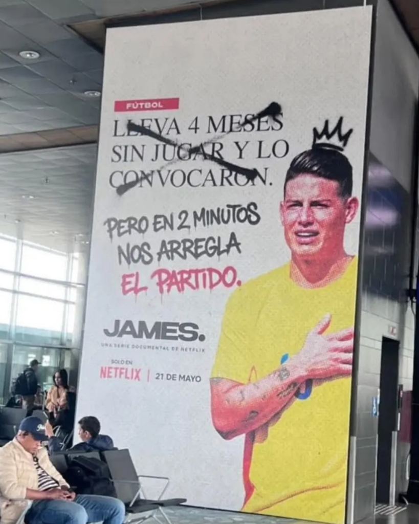 Netflix convierte las críticas contra James Rodríguez en campaña para promocionar su nuevo documental 3 Documental de James de Netflix
