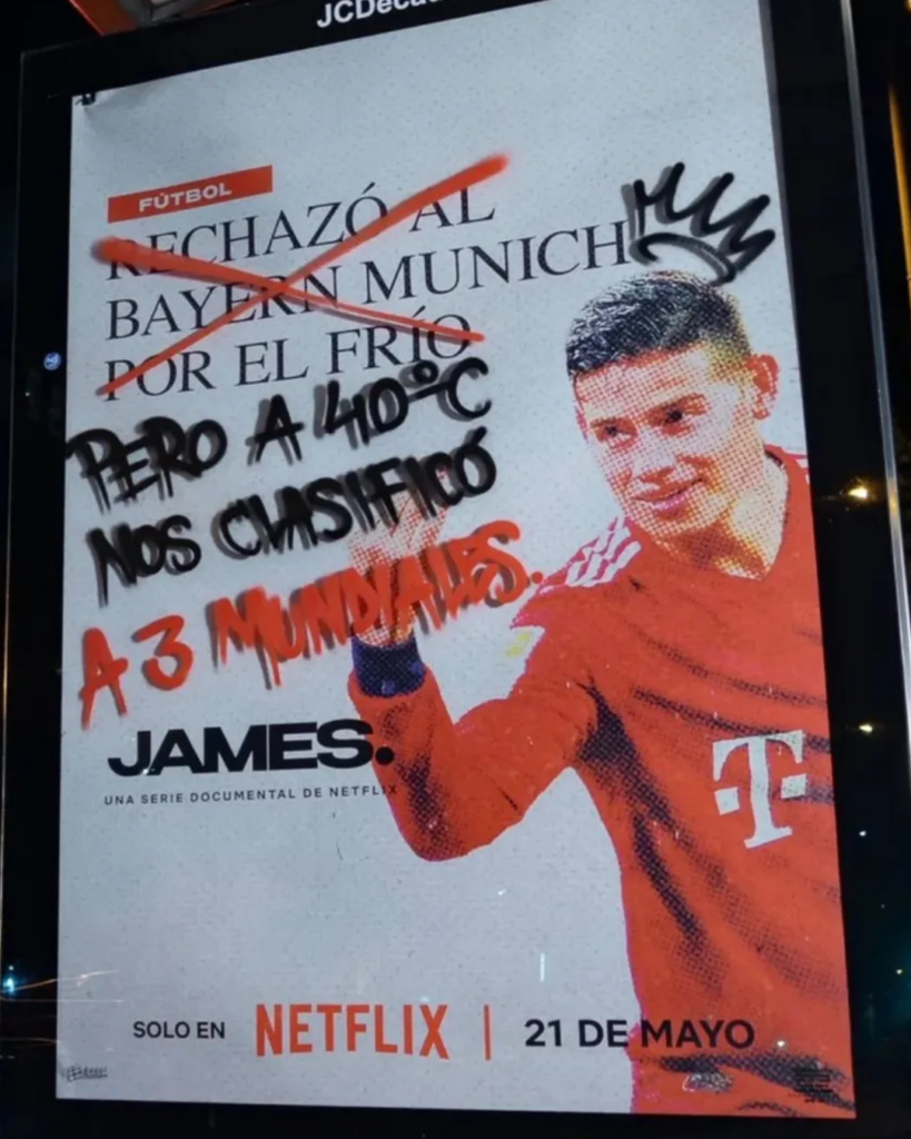 Netflix convierte las críticas contra James Rodríguez en campaña para promocionar su nuevo documental 2 Documental de Netflix de James