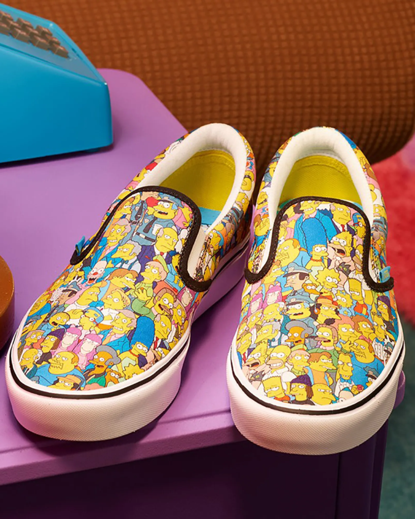 De Balenciaga a adidas: las marcas que colaboraron con Homero Simpson y Springfield 3 Zapatillas Vans de Los Simpson