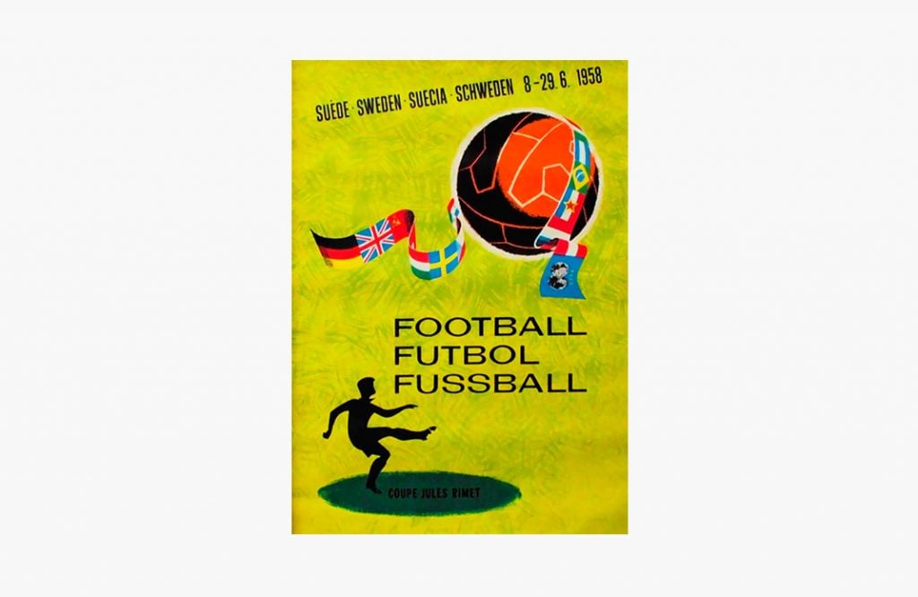 La evolución de los logos de la Copa Mundial de la FIFA a lo largo de la historia 11 Suecia 1958