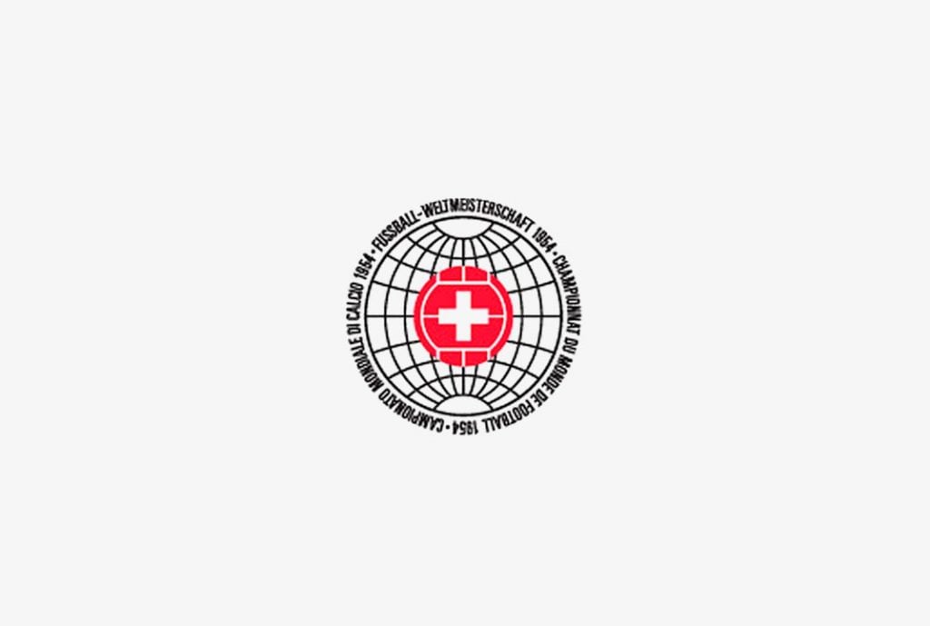 La evolución de los logos de la Copa Mundial de la FIFA a lo largo de la historia 10 Suiza 1954