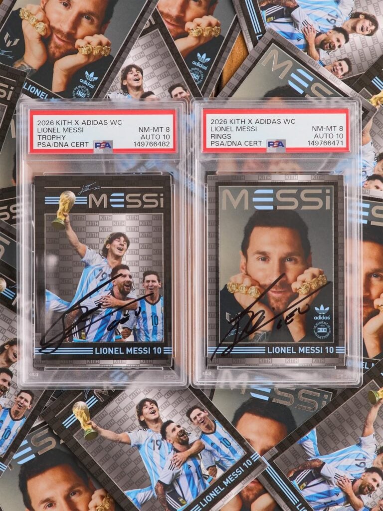 Kith y adidas Football celebran colección junto a Messi con tarjetas coleccionables 2 To celebrate the launch of Kith Messi for adidas Football we created limited edition commemor 1