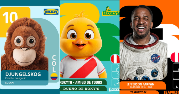 Nuevo trend: marcas crean sus propias figuritas del álbum del Mundial 1 Nuevo trend: marcas crean sus propias figuritas del álbum del Mundial