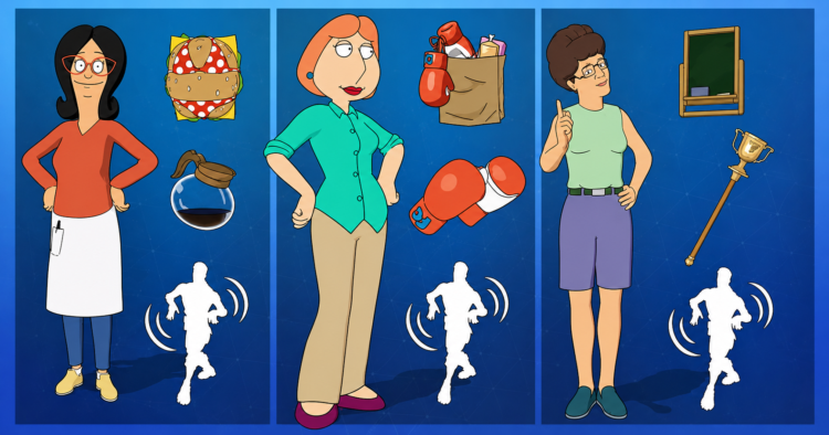 Fortnite celebrará el Día de las Madres con skins de Lois Griffin, Linda Belcher y Peggy Hill