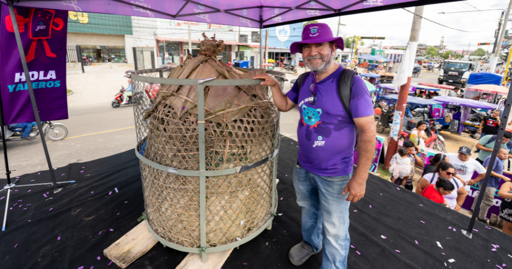 Activación de Yape logra Récord Guinness con el juane más grande del mundo 3 Un juane de la Fiesta de San Juan en Iquitos gana récord Guinness