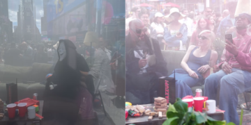 Scary Movie: elenco de la película hace una insólita activación en el Times Square