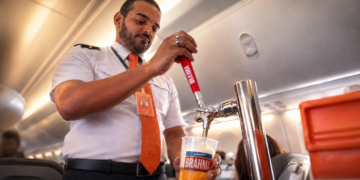 GOL y Brahma ofrecerán cerveza gratis durante vuelos de la aerolínea brasileña 2 Brahma