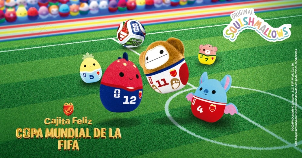 McDonald's lleva la emoción del Mundial 2026 a sus restaurantes con hamburguesas, vasos y juguetes temáticos 4 CUERPO ARCOS DORADOS 2