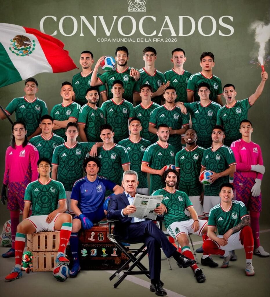 'Chespirito' anuncia la lista de convocados de la Selección Mexicana para el Mundial 2026 3 Convocados por Chespirito.