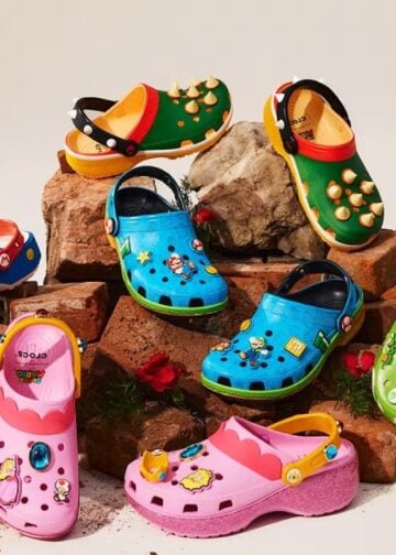 Crocs lanzara pares inspirados en Super Mario