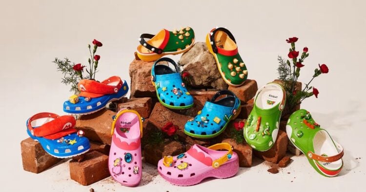 Crocs lanzara pares inspirados en Super Mario