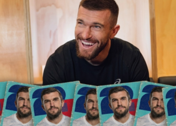 Domino's España ofrece un año de pizza gratis a quien tenga más cromos de Tim Payne. Foto: Composición MN