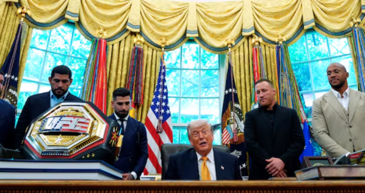 UFC en la Casa Blanca: el inédito evento impulsado por Trump 1 UFC en la Casa Blanca: el inédito evento impulsado por Trump. Foto: AP