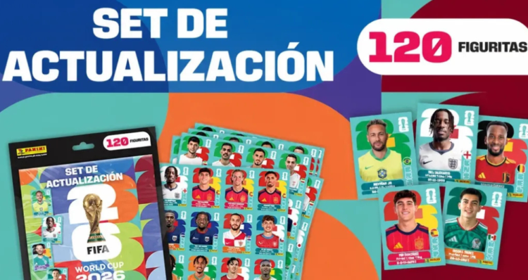 Panini lanza un set de actualización para el álbum del Mundial 2026 con Neymar, Neuer y otras figuras 1 Panini lanza un set de actualización para el álbum del Mundial 2026 con Neymar, Neuer y otras figuras
