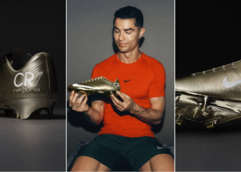 Nike homenajea a Cristiano Ronaldo con unas Mercurial doradas tras su récord mundialista