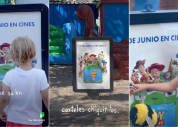 "Toy Story 5": Disney adapta la publicidad exterior a la altura de los niños