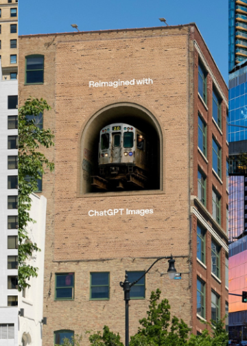 OpenAI lleva ChatGPT Images a las calles con una campaña que convierte edificios en anuncios