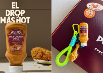 Heinz España convierte en charm el packaging de su edición especial con Popeyes