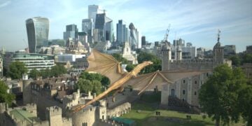 “House of the Dragon” sorprende con campaña OOH protagonizada por el dragón Syrax 2 House of Dragon