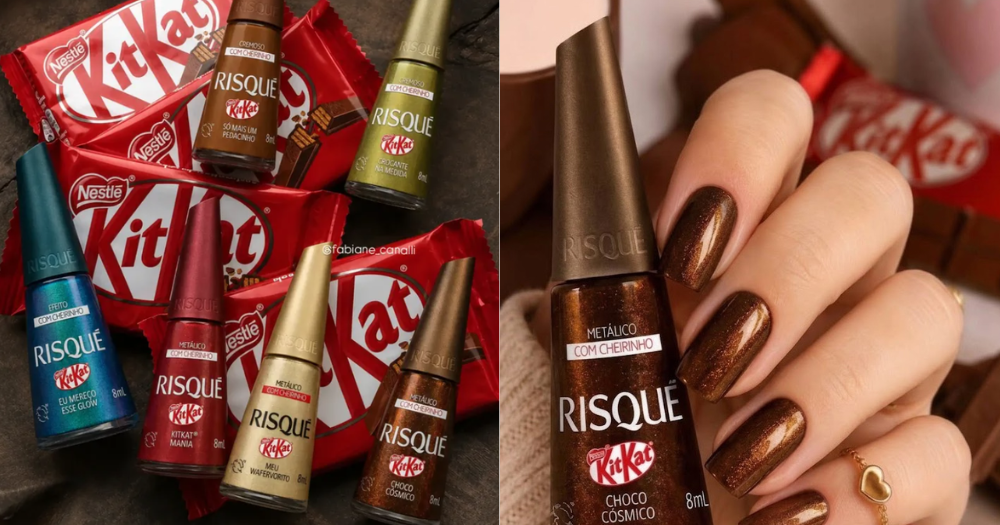 KitKat se une a Risqué para lanzar su primera colección de esmaltes