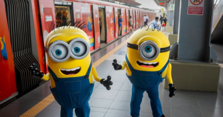 Los Minions llegan al Metro de Lima con activación por el estreno de “Minions & Monstruos”