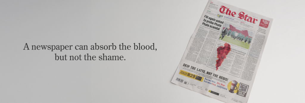 Periódicos manchados de sangre: la impactante campaña que convirtió la pobreza menstrual en noticia de portada 3 MENstraution Foundation 01 June website banner 2500x850 2048x696 1