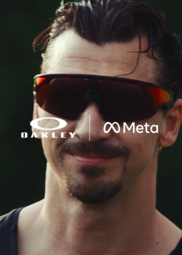 MercadoNegro 45 Oakley Meta presenta sus gafas con IA junto a Zlatan Ibrahimović en divertido spot