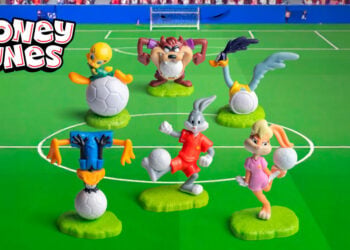 Burger King viste a los Looney Tunes de futbolistas en pleno Mundial 2026 en su nueva colección de King Jr.
